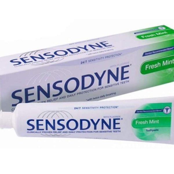 product-grid-gallery-item خمیردندان نعنایی سنسوداین مدل Fresh Mint وزن 100 گرم