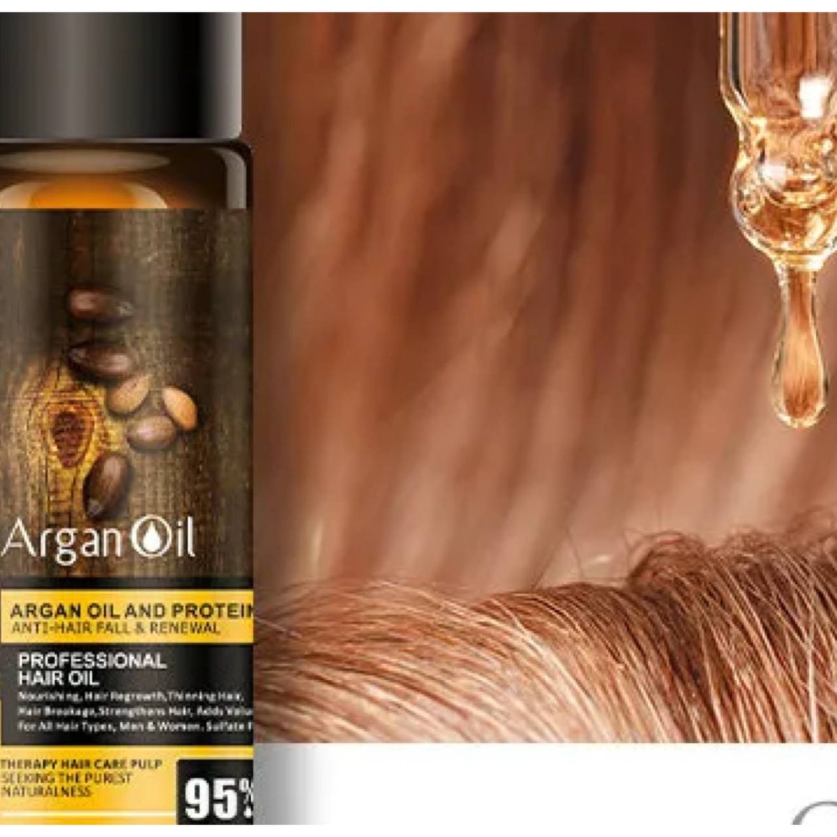 روغن آرگان بدون سولفات لایتنس Lightness حجم 100میل - Image 2