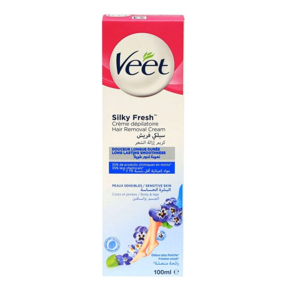 کرم موبر بدن پوست های حساس ویت Veet حجم 100 میل