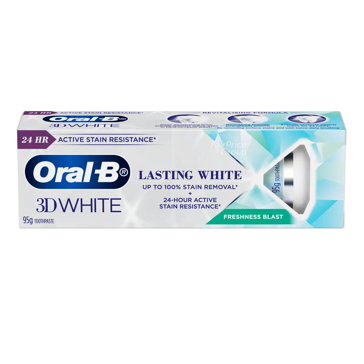 خمیردندان سفیدکننده اورال بی OralB 3d White حجم 95 گرم