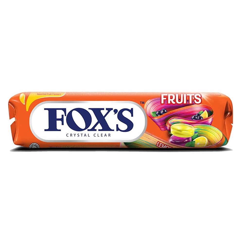 آبنبات میوه ای فاکس FOX'S مدل Fruits وزن 37 گرم
