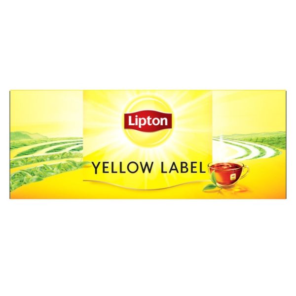 چای کیسه ای زرد لیپتون LIPTON بسته 25 عددی