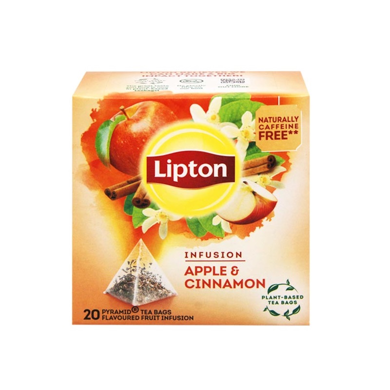 چای کیسه ای سیب دارچین لیپتون Lipton بسته 20 عددی
