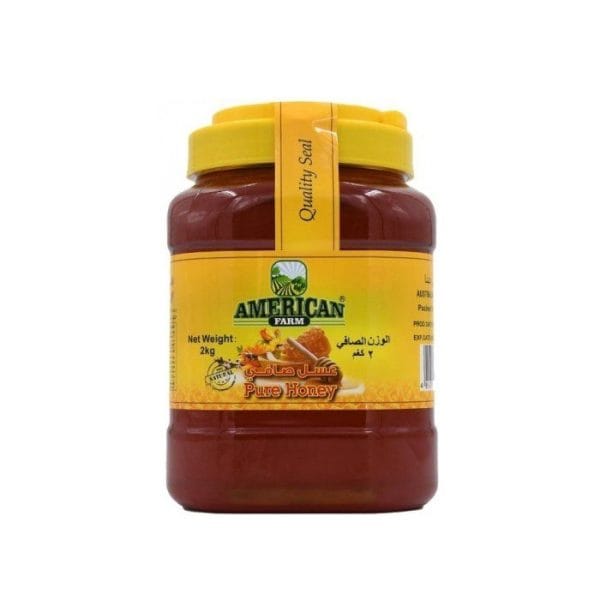 عسل استرالیایی امریکن فارم وزن 2 کیلوگرم