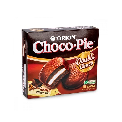 بیسکویت کرم شکلاتی چوکوپای Choco pie بسته 12 عددی
