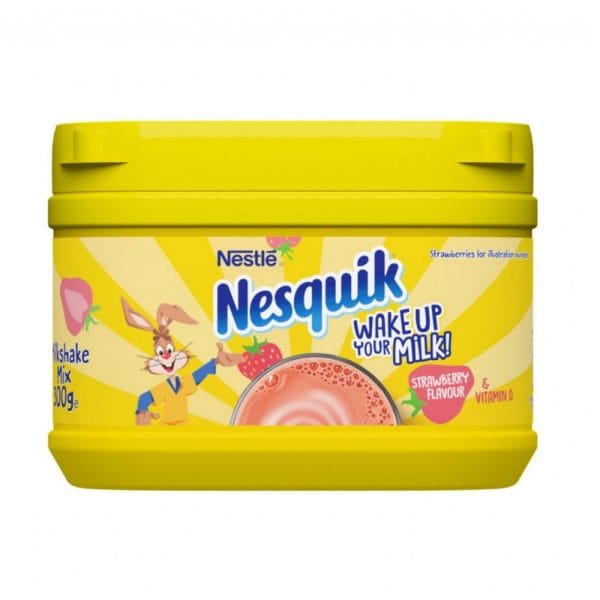 میلک شیک توت فرنگی نسکوئیک نستله Nesquik وزن 300 گرم