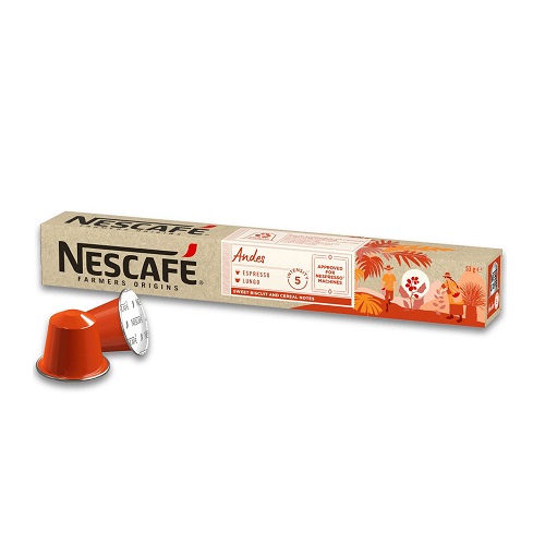 کپسول قهوه نسکافه Nescafe مدل Andes بسته 10 عددی