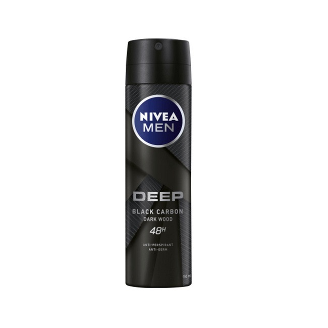 اسپری ضدتعریق نیوا مدل Deep Black Carbon حجم 150 میل