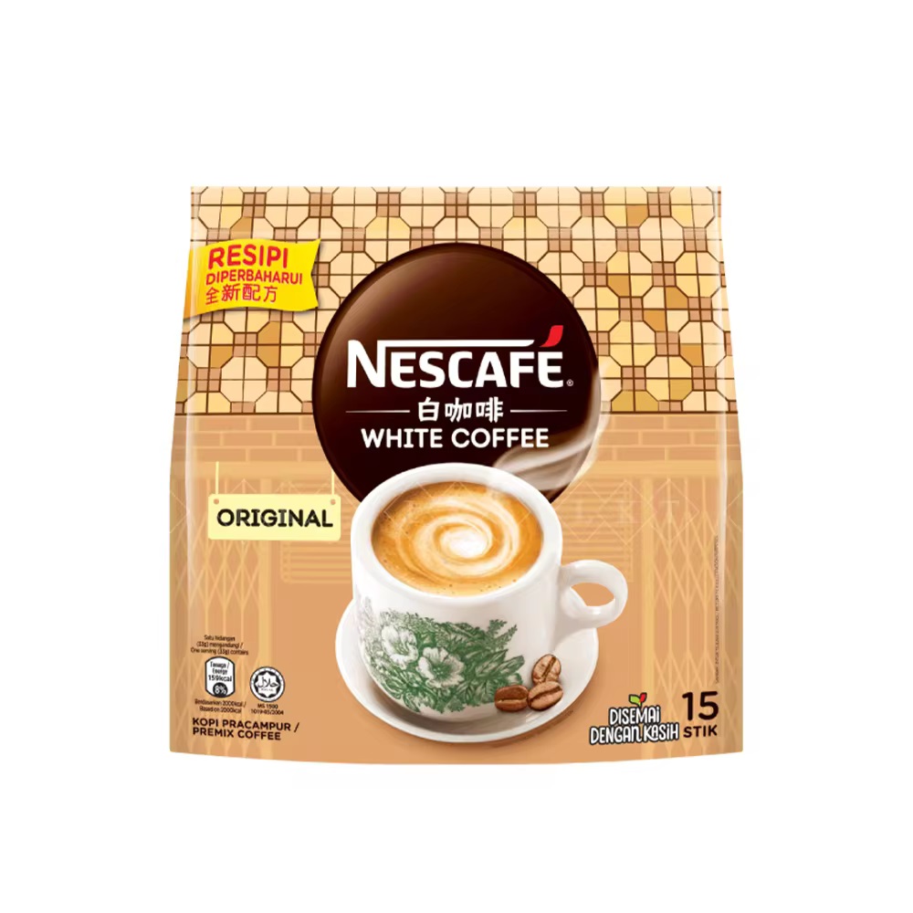 کافی میکس وایت کافی نسکافه Nescafe White Coffee بسته 15 عددی