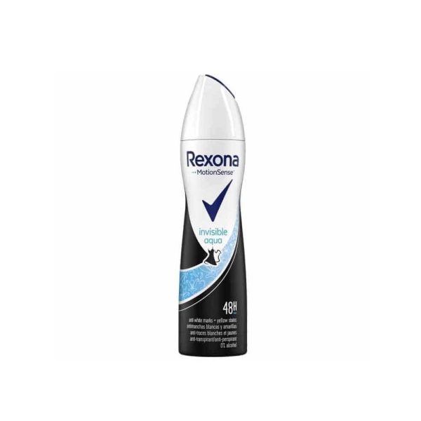 اسپری ضد تعریق رکسونا Rexona invisible aqua حجم 200 میل