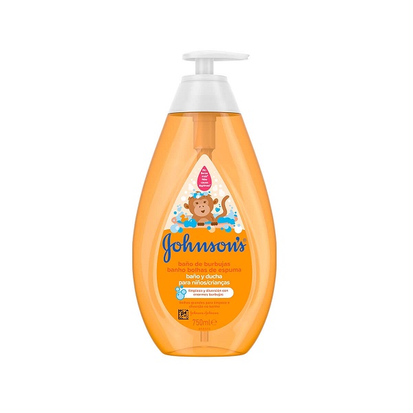 شامپو بچه حبابدار جانسون Johnson's حجم  750 میل