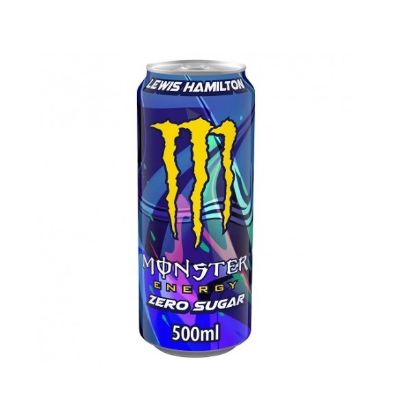 نوشیدنی انرژی زا بدون شکر لوییس همیلتون مانستر Monster حجم 500 میل