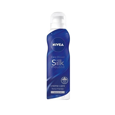 فوم شستشوی بدن مغذی پوست نیوا Nivea Silk Mousse حجم 200 میل