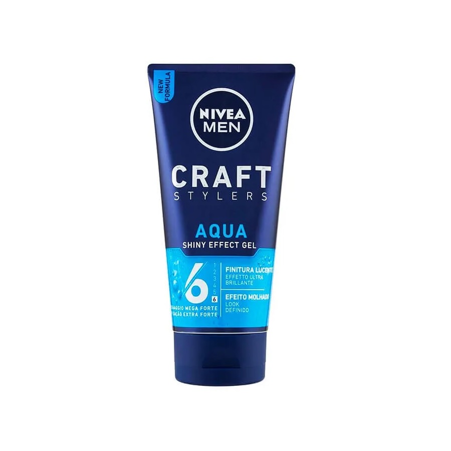 ژل حالت دهنده مو مردانه نیوا مدل Craft Aqua 6 حجم 150 میل