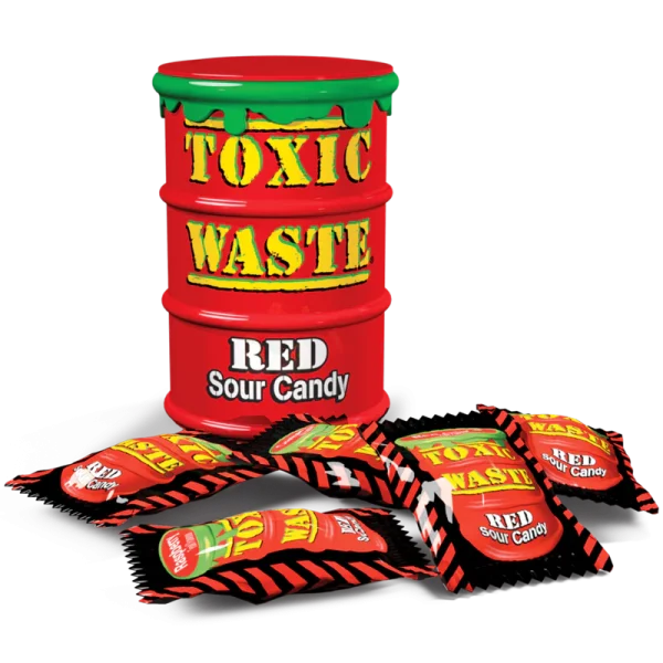 product-grid-gallery-item آبنبات فوق العاده ترش قرمز Toxic Waste وزن 42 گرم