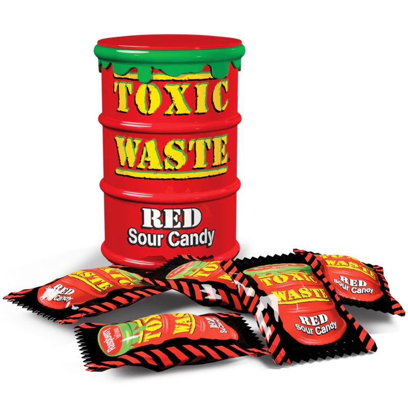 product-grid-gallery-item آبنبات فوق العاده ترش قرمز Toxic Waste وزن 42 گرم