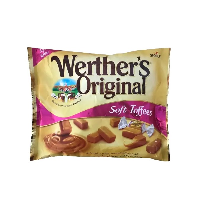 تافی نرم اورجینال وردرز Werther's وزن 600 گرم