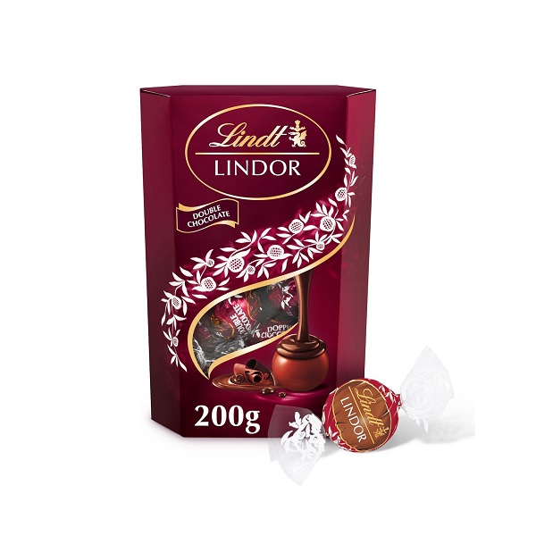 دابل شکلات لیندت لیندور Lindt وزن 200 گرم