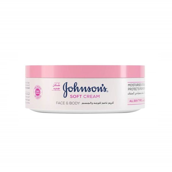 product-grid-gallery-item کرم سافت صورت و بدن جانسون Johnson's حجم 200 میل