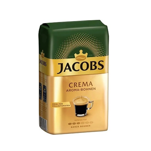 دانه قهوه خامه ای جاکوبز Jacobs Crema Aroma وزن 500 گرم