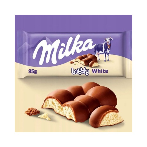 product-grid-gallery-item شکلات میلکا Milka Bubble White وزن 100 گرم