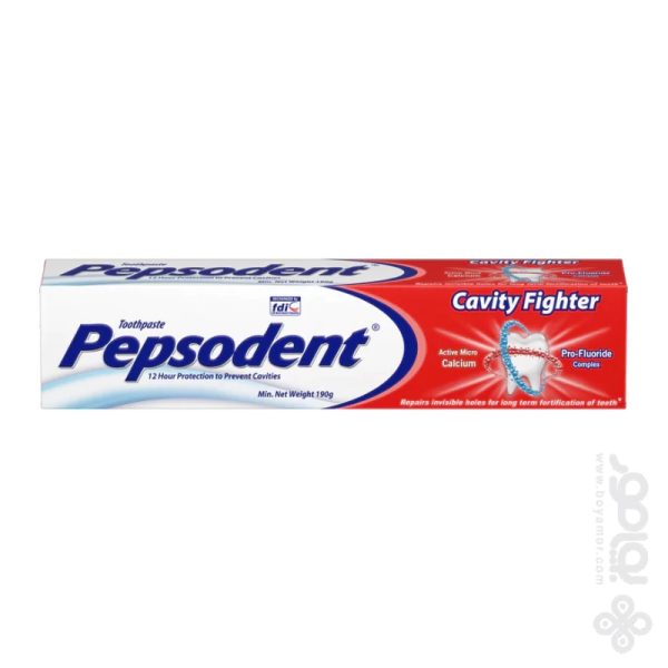 خمیردندان محافظت از پوسیدگی پِپسودنت Pepsodent cavity وزن 190 گرم