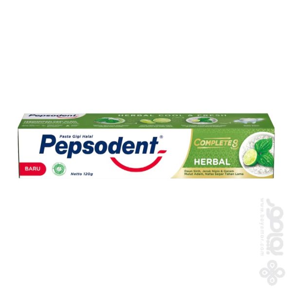 خمیردندان گیاهی 8 کاره پِپسودنت Pepsodent Complete 8 وزن 190 گرم