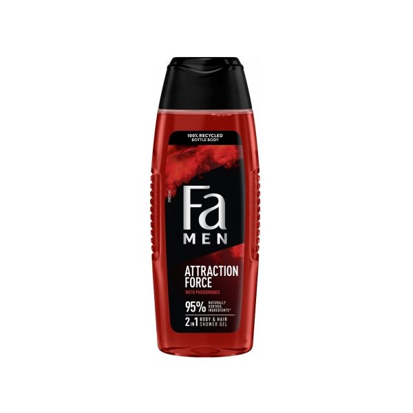 شاور ژل 2 در 1 آقایان فا Fa Men Attraction Force حجم 250 میل