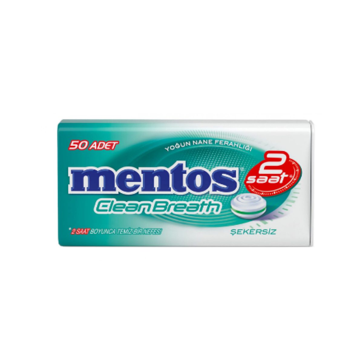 قرص خوشبوکننده دهان نعناع تند منتوس Mentos بسته 50 عددی