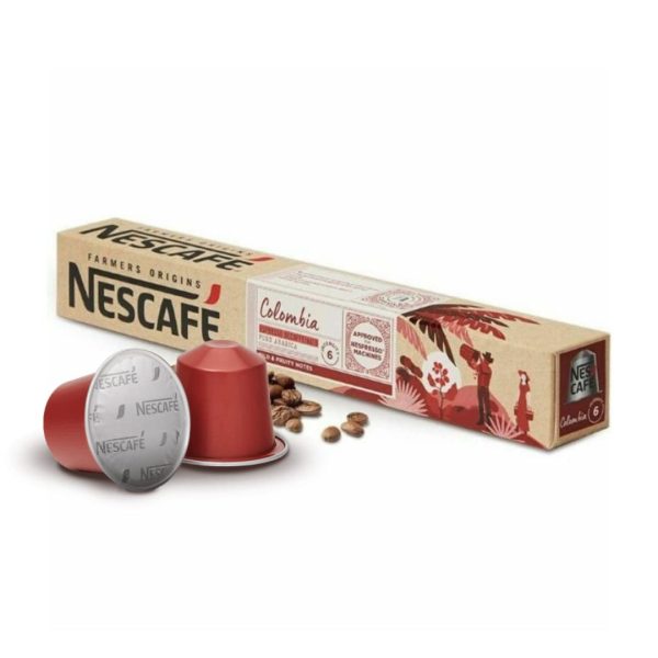 کپسول قهوه اسپرسو کلمبیا نسکافه Nescafe بسته 10 عددی