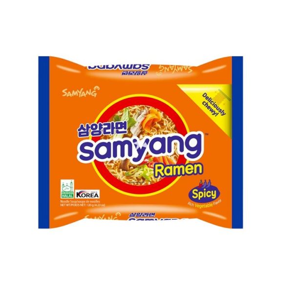 نودل رامن سامیانگ Samyang Ramen Spicy وزن 120 گرم
