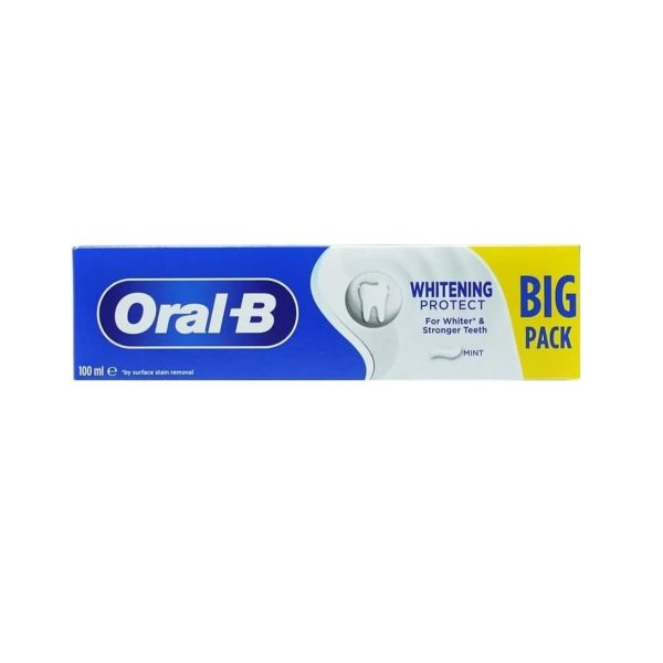 خمیردندان سفیدکننده اورال بی Oral-B Whitening Protect حجم 100 میل