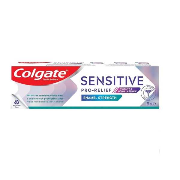 خمیردندان تسکین دهنده فوری کلگیت Colgate Sensitive Enamel Strength حجم 75 میل