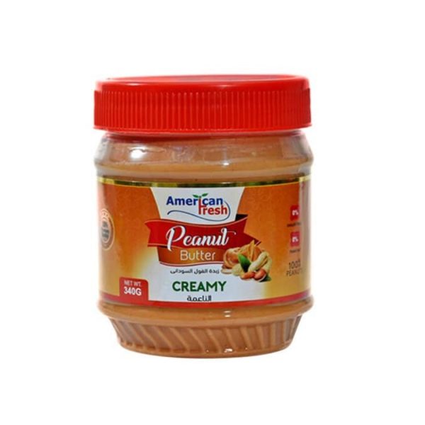 کره بادام زمینی کرمی امریکن فرش 340 گرم