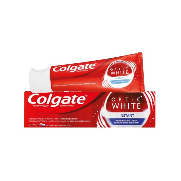 خمیردندان سفیدکننده اپتیک وایت کلگیت Instant Whitening Effect حجم 75 میل