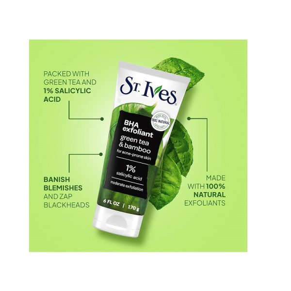 product-grid-gallery-item اسکراب چای سبز سینت اویز Green tea & Bamboo وزن 170 گرم