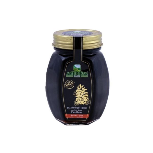عسل سیاه طبیعی امریکن فارم وزن 500 گرم