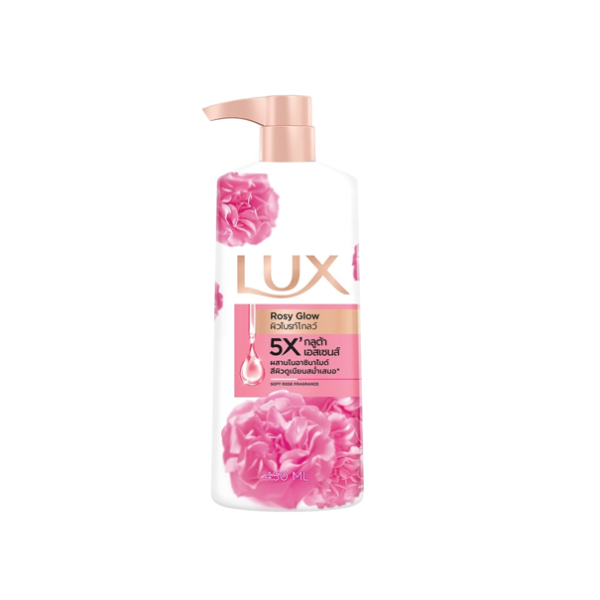 شامپو بدن درخشان‌کننده پوست لوکس Lux Rose Glow حجم 450 میل