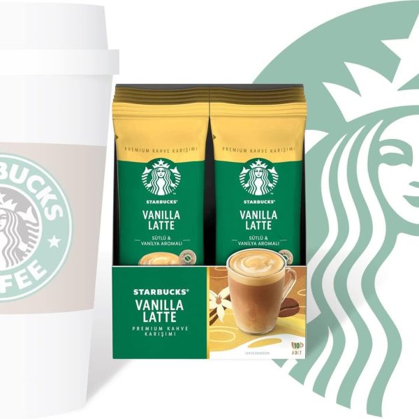 product-grid-gallery-item قهوه فوری وانیل لاته استارباکس بسته 10 عددی