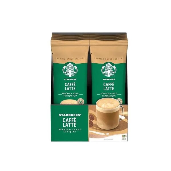 قهوه فوری کافی لاته استارباکس Starbuks بسته 10 عددی