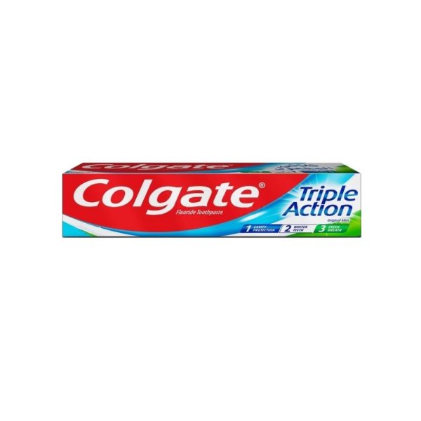 خمیردندان محافظت سه‌گانه برای دندان‌ها کلگیت Colgate Triple Action حجم 100 میل