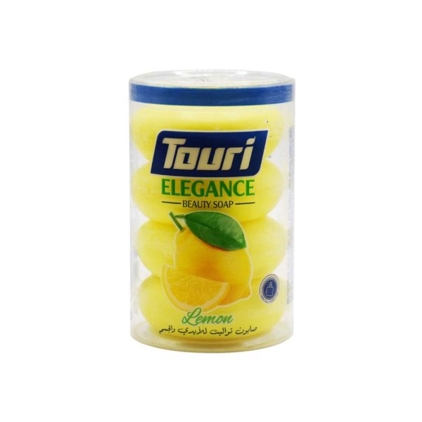 صابون توری با رایحه لیمو بسته 4 عددی