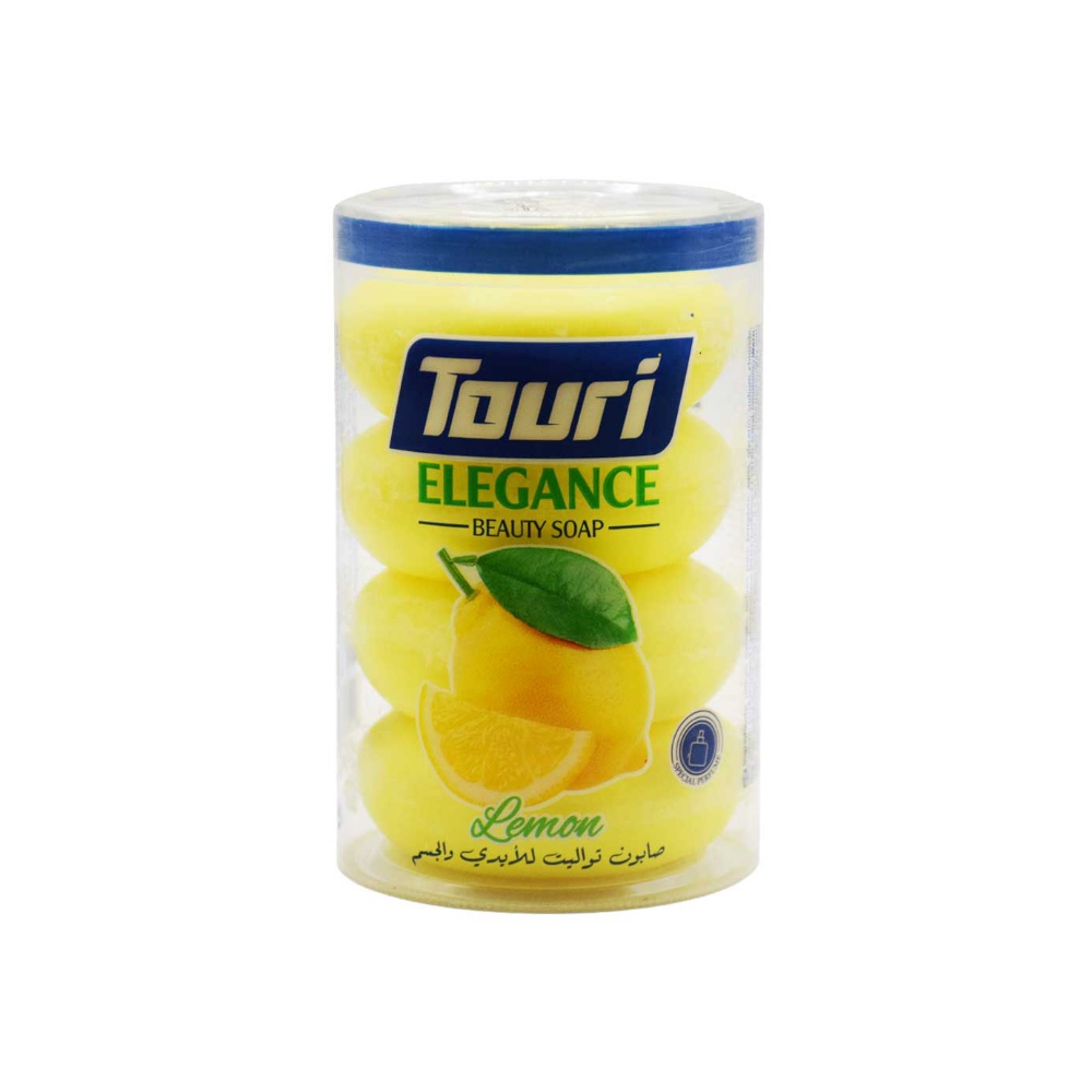 صابون توری با رایحه لیمو بسته 4 عددی