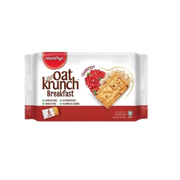 بیسکویت اوت کرانچ صبحانه با طعم کرنبری بسته 6 عددی