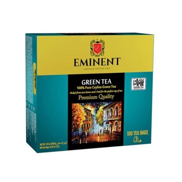 چای کیسه ای سبز امیننت بسته 100 عددی