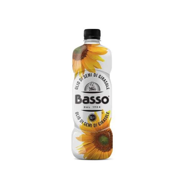 روغن آفتابگردان باسّو Basso Olio di Girasole حجم 1 لیتر