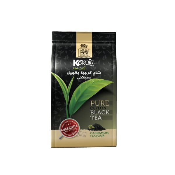 چای سیاه هل‌دار کورجیا وزن 400 گرم