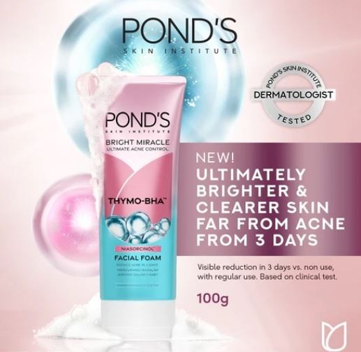 product-grid-gallery-item فوم شوینده صورت پوندز Pond’s مدل Thymo-BHA وزن 100 گرم
