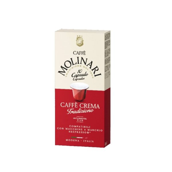 کپسول قهوه مولیناری Caffe Crema Tradizione بسته 10 عددی