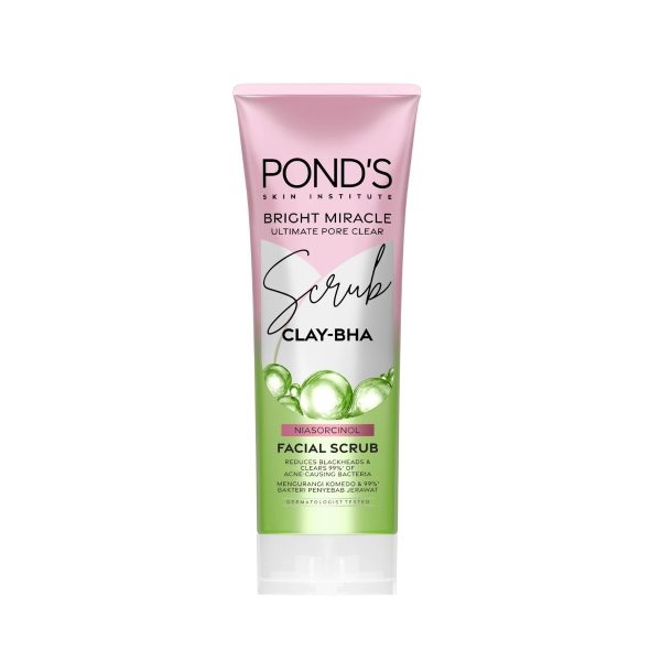 اسکراب صورت پوندز Pond’s مدل Clay-BHA وزن 100 گرم